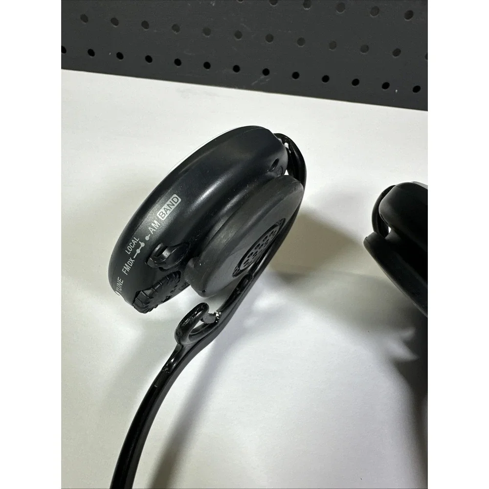 Sony Walkman S2 Sports SRF-H11 FM/AM Radio Headphones w/ Mega Bass Tested Works